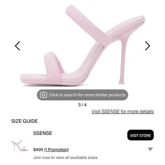 Alexander Wang Julie Pink Tubular Logo Sandals Women Heeled Slides Size 41 US11 - Picture 11 of 11